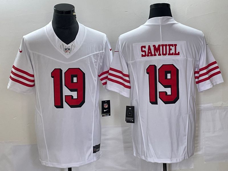 Men San Francisco 49ers #19 Samuel White 2023 Nike Vapor Limited NFL Jersey->san francisco 49ers->NFL Jersey
